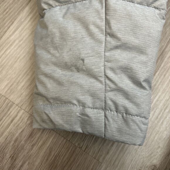 Columbia Omni Shield Puffer Jacket Womens Medium Hooded Down Faux Fur Gray Coat - Picture 7 of 13